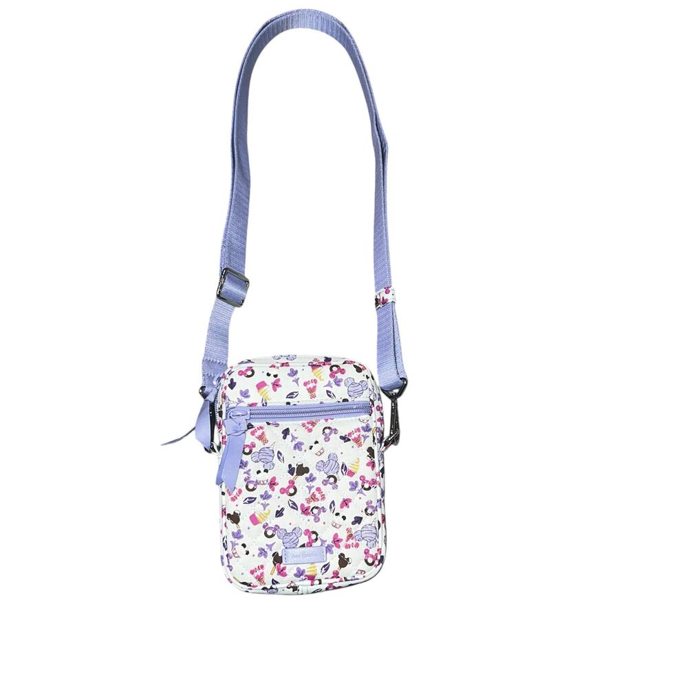 Vera Bradley Crossbody Bag - Blue and Pink Floral